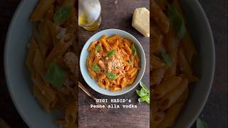 Gigi Hadid’s Crazy Penne Alla Vodka recipe 🫶🏻 world food day special Italian shorts [upl. by Merla413]