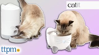 PIXI Smart Fountain and Feeder from Catit Instructions  Review [upl. by Hagar]