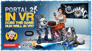 Playing PORTAL 2 in VR on the Oculus Quest 2 [upl. by Mayer430]