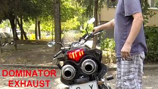 Yamaha FZ6 Dominator Exhaust [upl. by Annora]