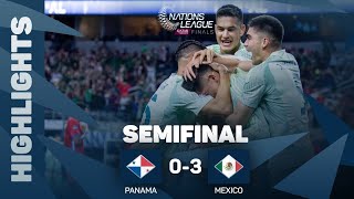 Highlights  Panamá vs México  202324 Concacaf Nations League Semifinal [upl. by Conover]