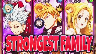 THE STRONGEST FAMILY IN 7DS GRAND CROSS [upl. by Vail]