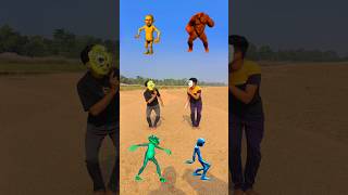 Upin ipin head to frog jocker gorilla dami to cosita funny 🤣 magical vfx viral video shortsfeed [upl. by Hawger]