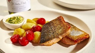 Adam Meads Crispy Skin Salmon [upl. by Aihsyt284]