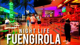 FUENGIROLA 🇪🇦 Nightlife Bars amp Restaurants Old Town April 2024 Costa del Sol Andalucía Spain 4K [upl. by Chad]