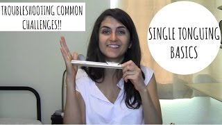 Flute Articulation  How to Single Tongue  Troubleshooting Common Problems [upl. by Hajar]