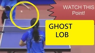 TT Two Naughty Players Ghost Lobbing TRICK SHOT youve never seen [upl. by Kcirdlek]