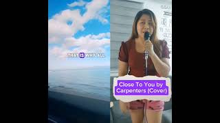 Close To You  Carpenters Cover  with lyrics part 2 cover coversong carpenters shorts short [upl. by Eanaj]