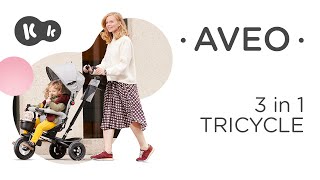 Kinderkraft AVEO tricycle with swivel seat [upl. by Aeresed]