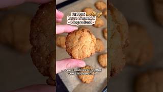 Biscotti al burro darachidi 🍪🥜 3ingredientrecipes ricette ricetta cucina recipe [upl. by Ardnuhsal]