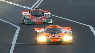 MAZDA 787B amp 767B in 岡山国際サーキット ～ロータリーサウンド、夢の競演！～ [upl. by Allissa76]