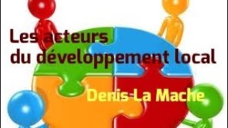 Les acteurs du développement local [upl. by Geier]