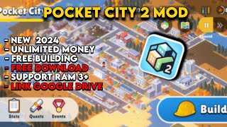 Pocket City 2 Mod Apk v1078  Terbaru 2024 Unlimited Money [upl. by Celin522]