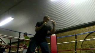 19 year old david haye shadow boxing at fitzroy lodge amateur boxing club lol [upl. by Schuman]