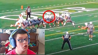 Reacting To My High School Football Highlights [upl. by Monte224]