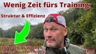 Training bei wenig Zeit  Struktur und Effizienz  ZUT 2025 Garmisch Partenkirchen Trail [upl. by Estella]