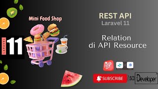 Belajar Rest API Dengan Laravel 11 Bagi Pemula  Relation di API Resource Part 8 [upl. by Ahsinam282]