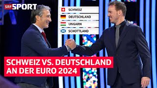 Nagelsmann 🤝 Yakin Schweiz vs Deutschland an der EURO 2024  SRF Sport [upl. by Llemij731]