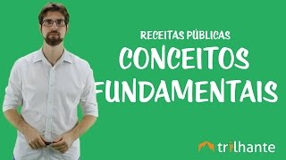 Receitas públicas  Conceitos Fundamentais [upl. by Pul]