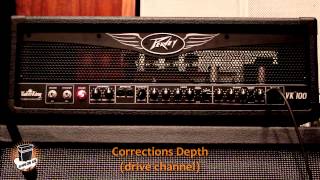 review  Peavey ValveKing 100 Corrections Depth  ampsonaircom [upl. by Aihselef]