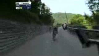 Spectacular Cycling Crash Schleck Switzerland 08 [upl. by Vasquez]