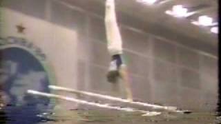 1986 Goodwill Games gymnastics Sven Tippelt parallel bars [upl. by Landel]