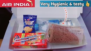 AIR INDIA Flight Food Review 🍴 [upl. by Renzo]