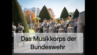 Das Musikkorps der Bundeswehr  Regimentsgruß Marsch undPreußens Gloria  Ausmarsch Schloss Bellevue [upl. by Staley193]