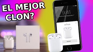 ¿Será el mejor clon 🤔 AirPods 2  AirPods 2 replica  AirPods 2 generacion  AirPods 2 review [upl. by Rettig38]