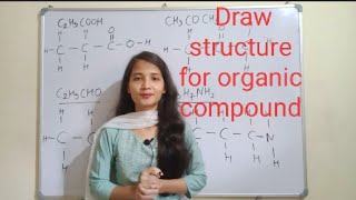 Trick to draw structure for organic compound carbon compound [upl. by Hein]