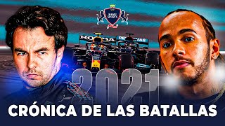 Checo Pérez vs Lewis Hamilton  Los DUELOS de la F1 en la temporada 2021 [upl. by Berners]