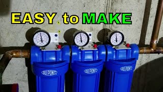 DIY Multi Stage Water Filtration system [upl. by Nadaba]