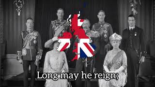 quotGod Save the Kingquot  British National Anthem 1917 Recording Rare Version with Lyrics [upl. by Ennairda]