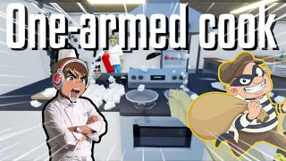 TIME TO COOK LETS GET IT one armed cook [upl. by Agnese844]