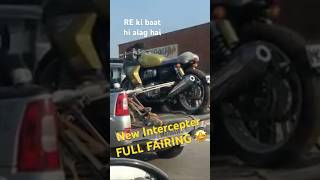 New full fairing RE Intercepter spotted shorts royalenfield newlaunch2024 trending [upl. by Annaeed]