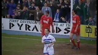 John Aldridge testimonial match Tranmere v Liverpool [upl. by Nuawed]