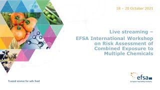 EFSA International Workshop on Risk Assessment of Combined Exposure to Multiple Chemicals Oct 2021 [upl. by Jordain349]