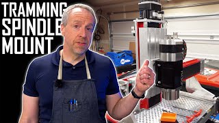 Modifying an Avid Tramming Spindle Mount for a CNC Depot FM30F Spindle [upl. by Noe]