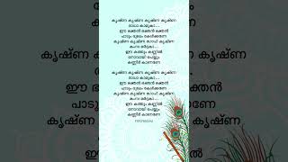 K For Krishna✨ guruvayoorambalanadayil krishna ajuvarghese trending shortsfeed lyrics shorts [upl. by Ohce]