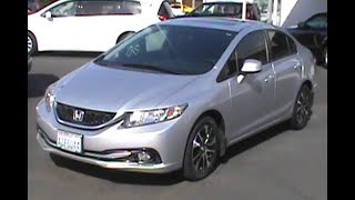 2013 Honda Civic EXL sedan  A StartUp amp Complete Documentation [upl. by Anailuy146]