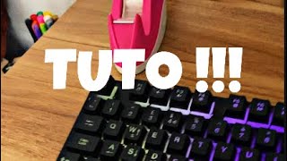 Tuto passer de QWERTY a AZERTY sur windows 11 [upl. by Doran]