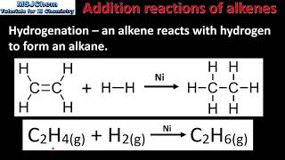 R345 Addition reactions of the alkenes [upl. by Adnilasor]