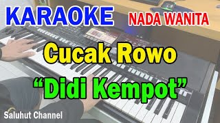 CUCAK ROWO ll KARAOKE DANGDUT ll DIDI KEMPOT ll NADA WANITA DDO [upl. by Ahsiekahs501]