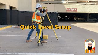 Surveying How to Setup a Builders Level [upl. by Mavis437]