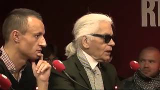 Karl Lagerfeld  Lheure du psy du 12092012 dans A La Bonne Heure  RTL  RTL [upl. by Irollam394]