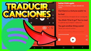 ✅COMO TRADUCIR CANCIONES EN SPOTIFY PC [upl. by Uriel]