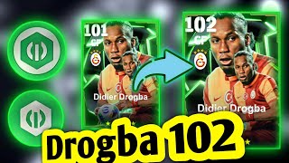 Which booster should we add to make Drogba reach 102 in Efootball [upl. by Erreid]