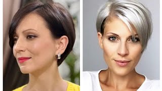 Best TOp 40 Medium length layered Haircuts Bob Pixie Haircut for womens viral viralvideo [upl. by Henni]