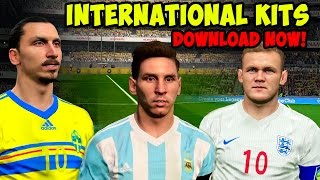 TTB PES 2016  International Kits  Available Now  Hundreds to Download [upl. by Rebecca953]