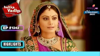 Sumitra ने Anandi के साथ बिताया अच्छा Time  Balika Vadhu  बालिका वधू  Highlight  Ep 1242 [upl. by Sharai]